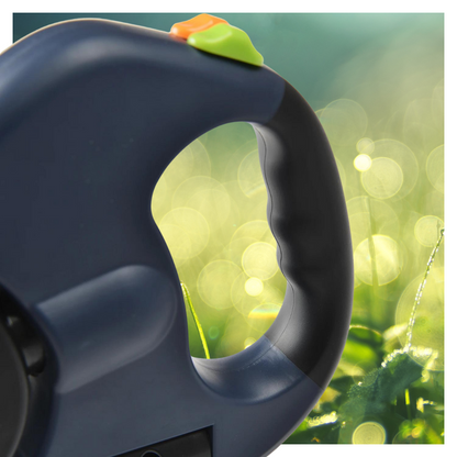 Retractable Dual Pet Leash with LED Light