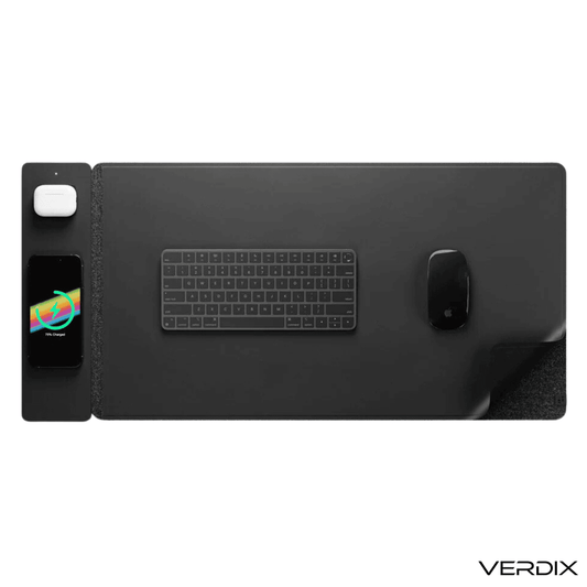3-in-1 Magnetic Wireless Charging Mouse Pad | Charge, Work, and Light