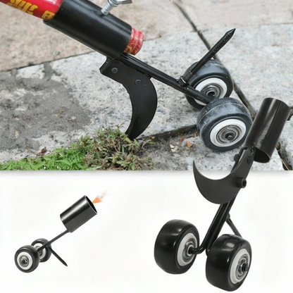 Stand-Up Weed Remover Tool for Effortless Root Extraction