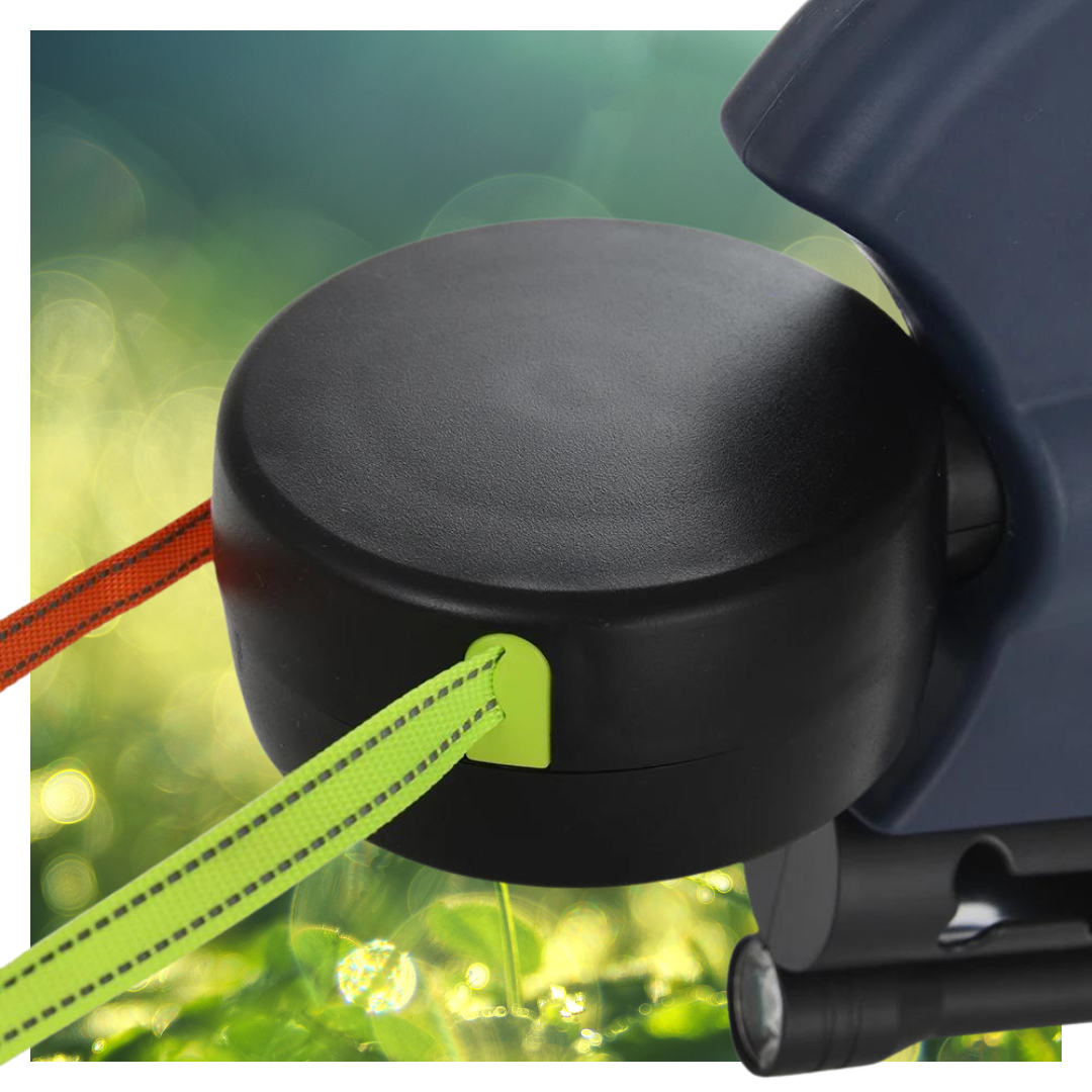 Retractable Dual Pet Leash with LED Light