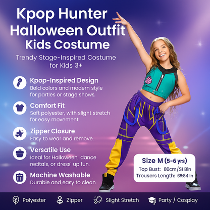 Children's Costume for Kpop Hunter Theme