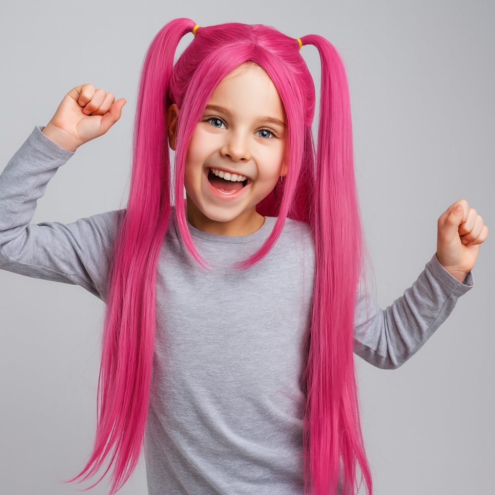 Kids Wig Set for Kpop Hunter Costume