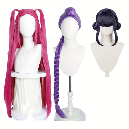 Kids Wig Set for Kpop Hunter Costume