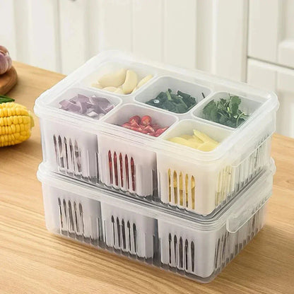 Fridge Freshkeeper | Moisture Control & Stackable Organizer