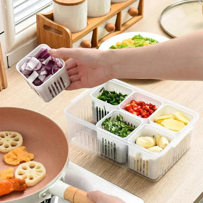 Fridge Freshkeeper | Moisture Control & Stackable Organizer