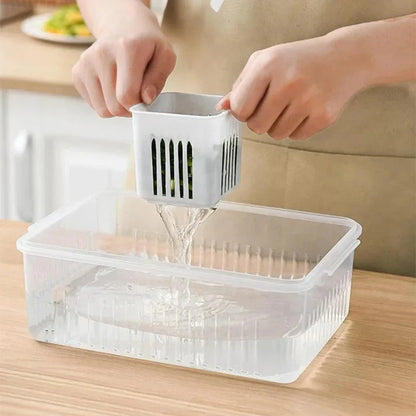 Fridge Freshkeeper | Moisture Control & Stackable Organizer