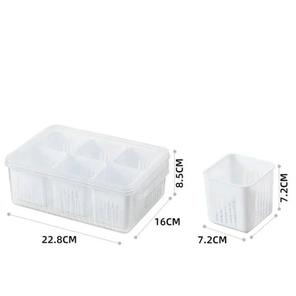Fridge Freshkeeper | Moisture Control & Stackable Organizer