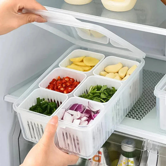 Fridge Freshkeeper | Moisture Control & Stackable Organizer