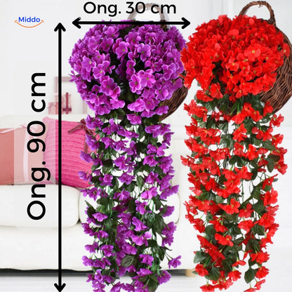 Silk Orchid Cascade Arrangement | Elegant Artificial Flowers for Any Occasion