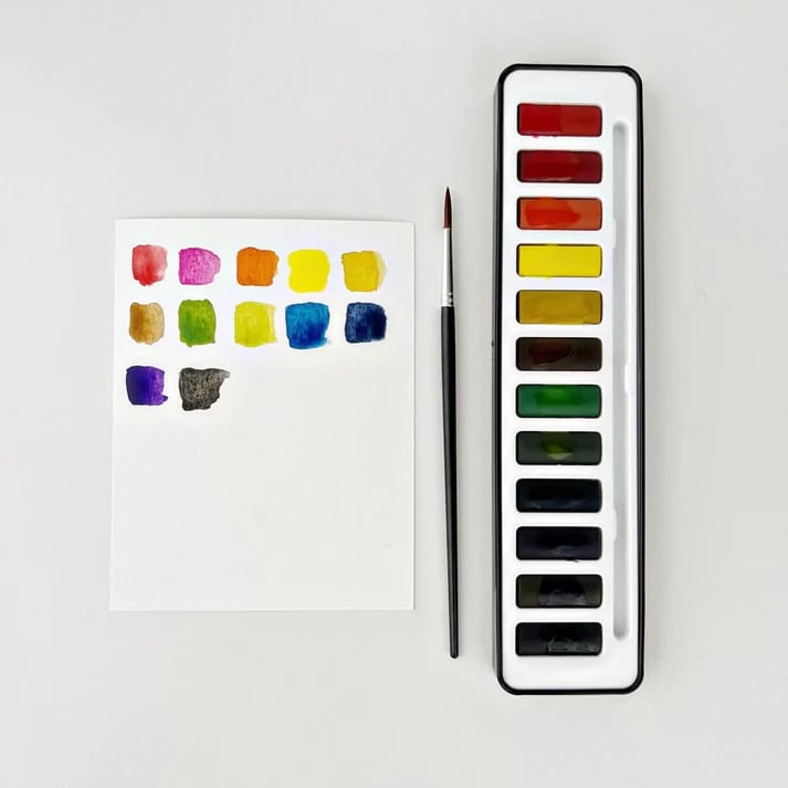 Watercolor Adventure Workbook for Beginners | Step-by-Step Guide | ArtFlow