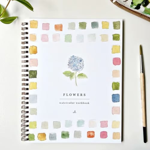 Watercolor Adventure Workbook for Beginners | Step-by-Step Guide | ArtFlow