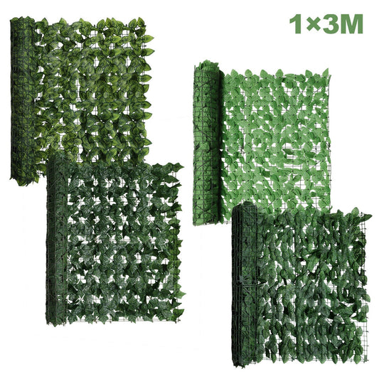 1x3m Artificial Ivy Privacy Hedge Screen