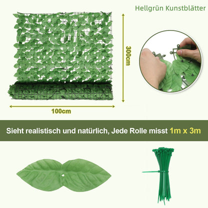 1x3m Artificial Ivy Privacy Hedge Screen