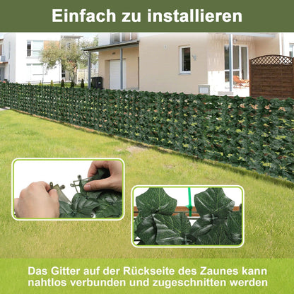 1x3m Artificial Ivy Privacy Hedge Screen