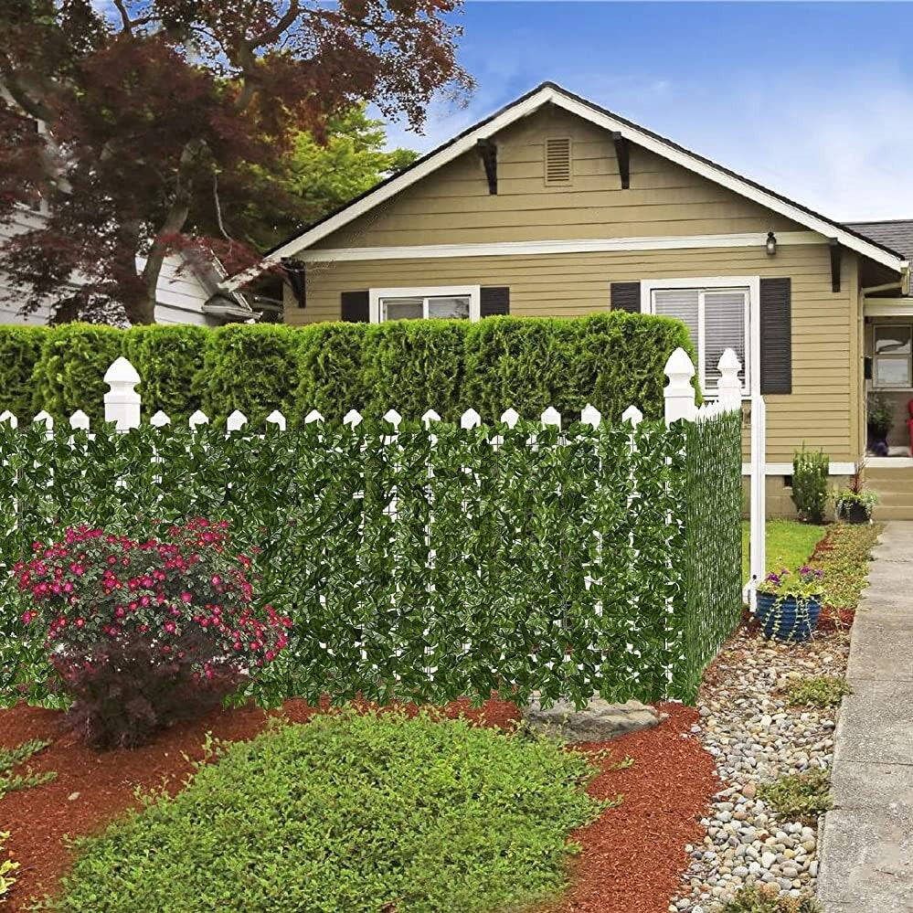 Artificial Leaf Privacy Screen | Weather Resistant & Customizable
