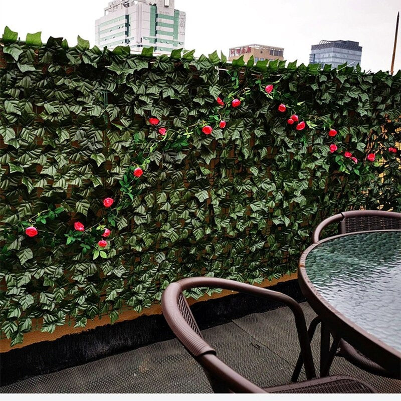 Artificial Leaf Privacy Screen | Weather Resistant & Customizable