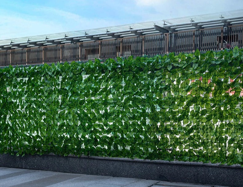 Artificial Leaf Privacy Screen | Weather Resistant & Customizable