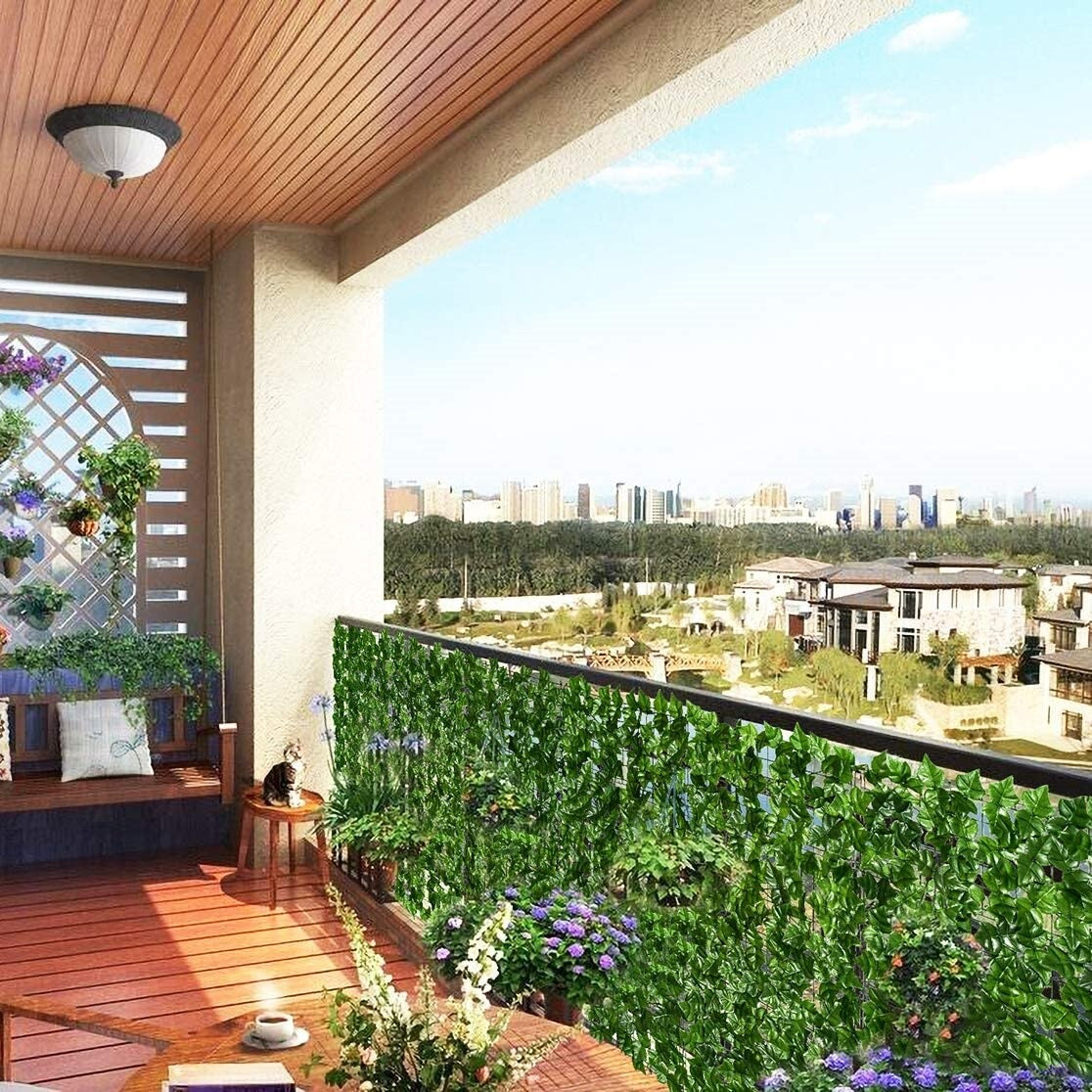 Artificial Leaf Privacy Screen | Weather Resistant & Customizable