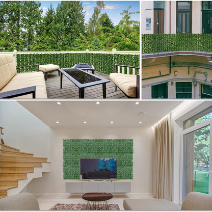 Artificial Leaf Privacy Screen | Weather Resistant & Customizable