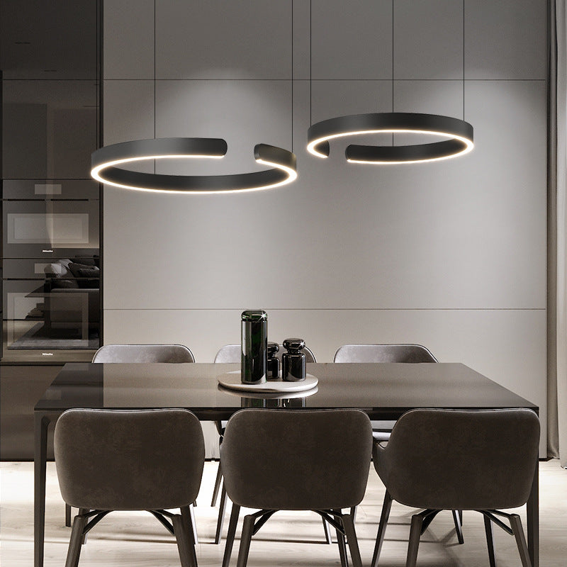 Circular Ceiling Lamp – Contemporary Ring Pendant Light