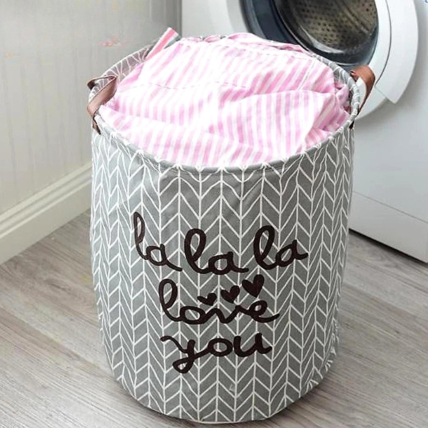 Elegant Foldable Laundry Organizer for Stylish Spaces