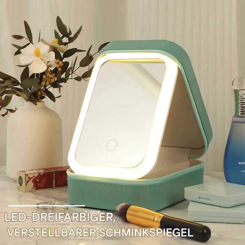 Illuminated Makeup Organizer with Touch Control