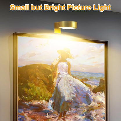 Magnetic LED Picture Light | Adjustable Brightness | LumaBeam