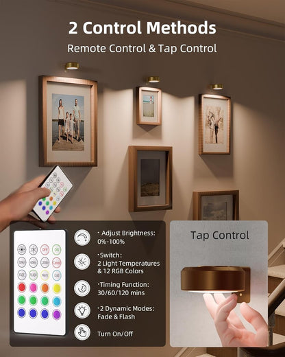 Magnetic LED Picture Light | Adjustable Brightness | LumaBeam