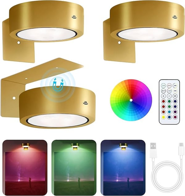 Magnetic LED Picture Light | Adjustable Brightness | LumaBeam