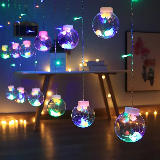 Waterproof Outdoor LED Fairy Light String – Warm White Light Garland