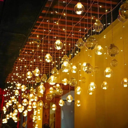 Waterproof Outdoor LED Fairy Light String – Warm White Light Garland