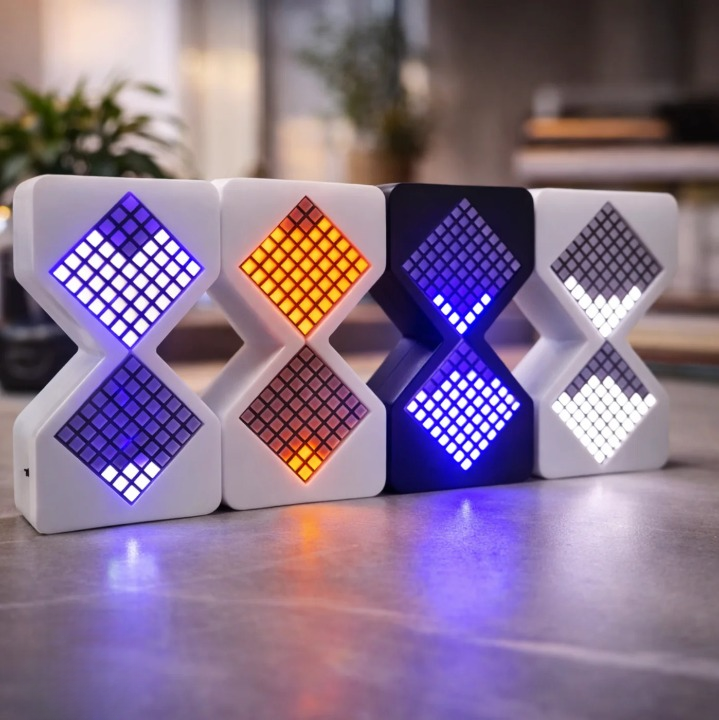 SereneGlow Timer | Tranquil Time Visualization | Flip Control Technology