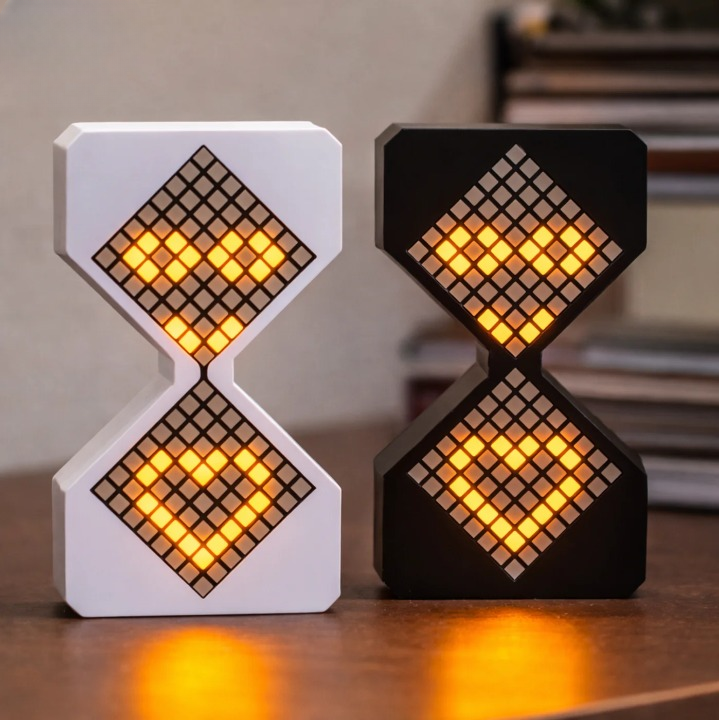 SereneGlow Timer | Tranquil Time Visualization | Flip Control Technology