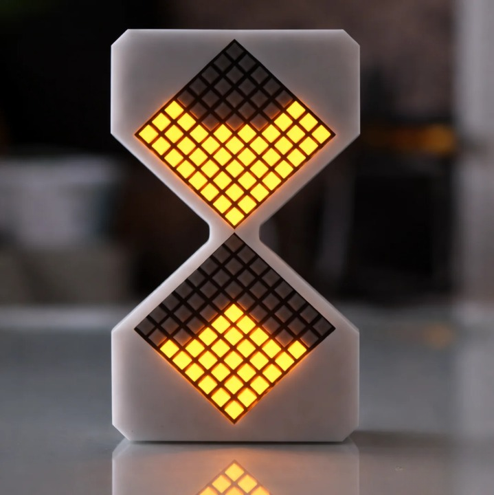 SereneGlow Timer | Tranquil Time Visualization | Flip Control Technology
