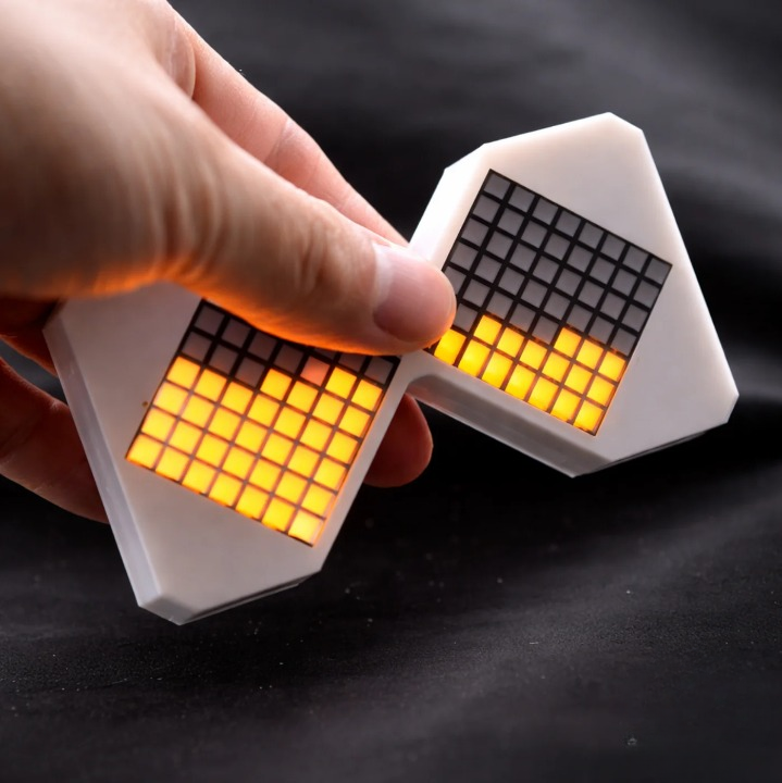 SereneGlow Timer | Tranquil Time Visualization | Flip Control Technology