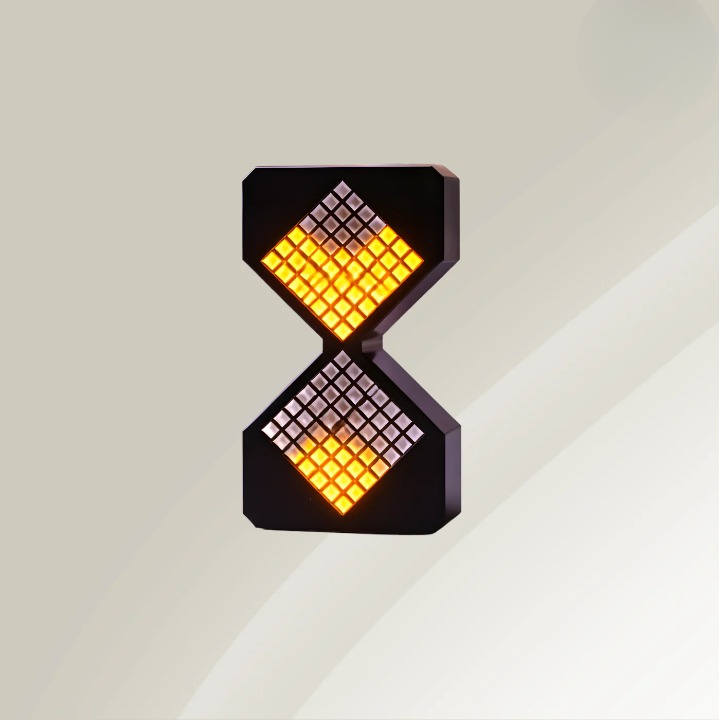 SereneGlow Timer | Tranquil Time Visualization | Flip Control Technology