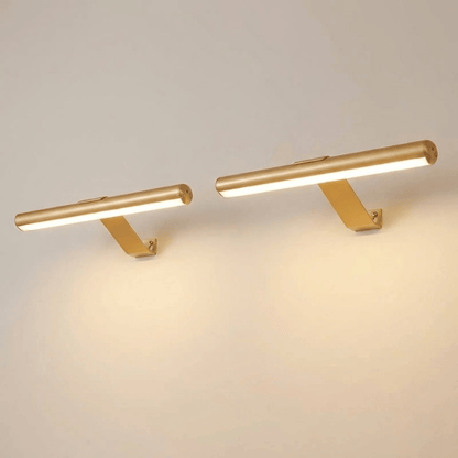 Adjustable Wireless LED Wall Lamp | Rechargeable Metal Finish
