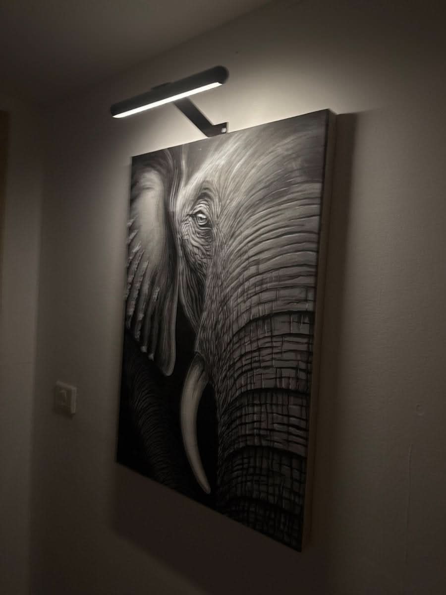 Adjustable Wireless LED Wall Lamp | Rechargeable Metal Finish