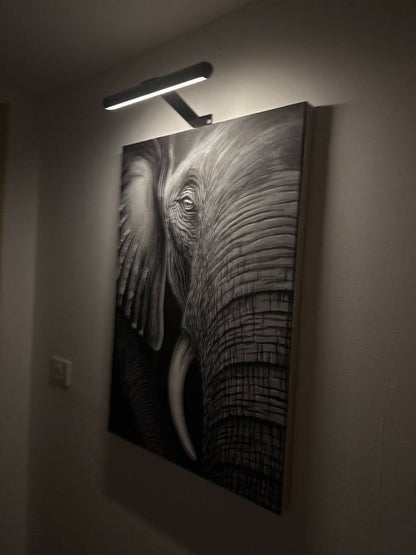 Adjustable Wireless LED Wall Lamp | Rechargeable Metal Finish