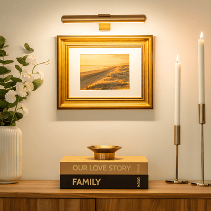 Adjustable Wireless LED Wall Lamp | Rechargeable Metal Finish