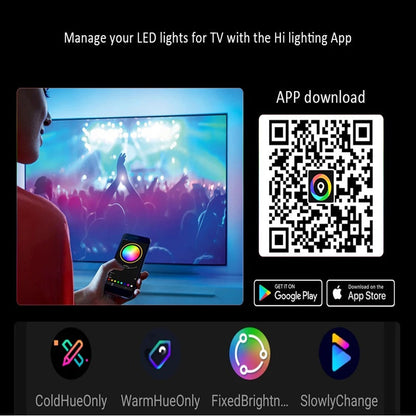 LED Light Strips for TV with HDMI Sync Box – Smart Lighting Solution