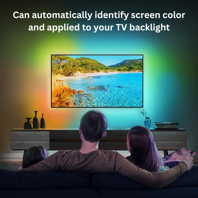 LED Light Strips for TV with HDMI Sync Box – Smart Lighting Solution