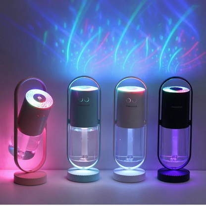 Modern 360° LED Night Light with USB Charging Feature