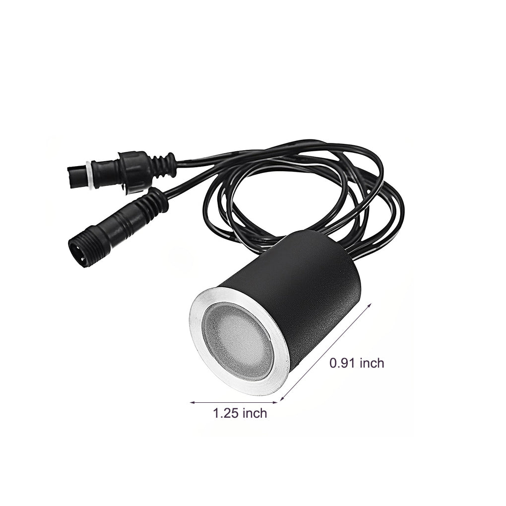 16 Pack Outdoor LED Recessed Stair Lights for Gardens and Decks