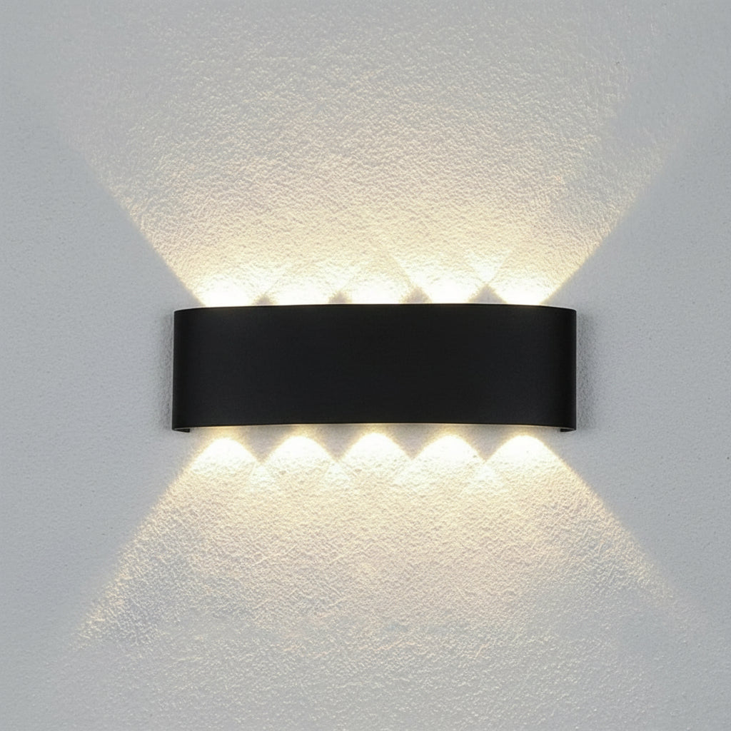 Contemporary Waterproof LED Wall Sconce for Outdoor Up and Down Lighting