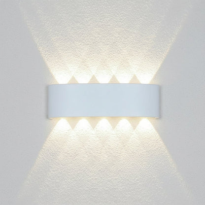 Contemporary Waterproof LED Wall Sconce for Outdoor Up and Down Lighting