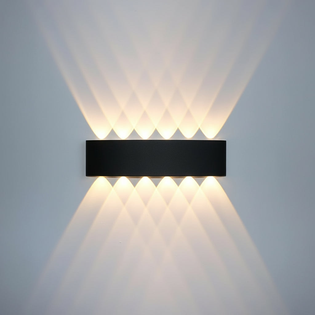 Contemporary Waterproof LED Wall Sconce for Outdoor Up and Down Lighting