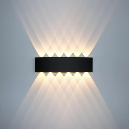 Contemporary Waterproof LED Wall Sconce for Outdoor Up and Down Lighting