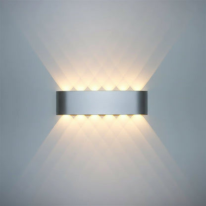 Contemporary Waterproof LED Wall Sconce for Outdoor Up and Down Lighting