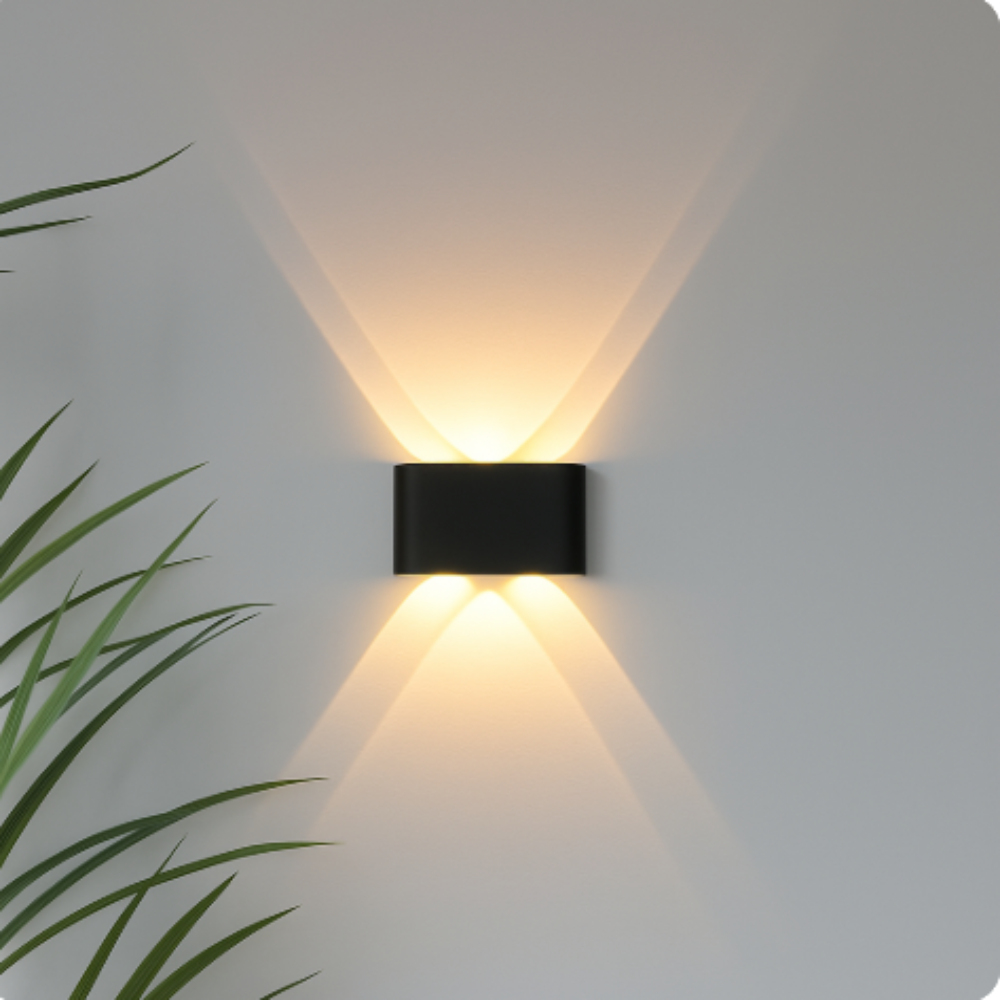 Contemporary Waterproof LED Wall Sconce for Outdoor Up and Down Lighting